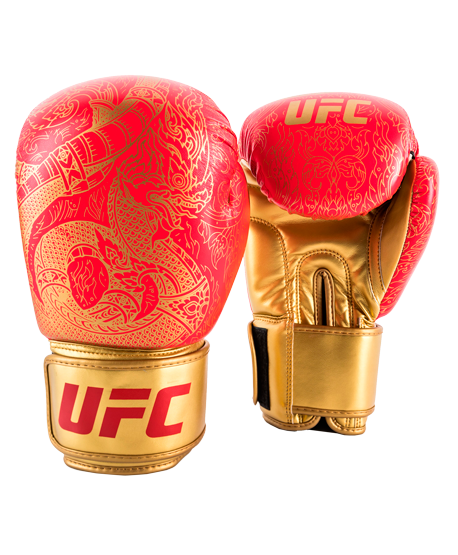 

(Перчатки для бокса UFC PRO Thai Naga 14 Oz - красные)