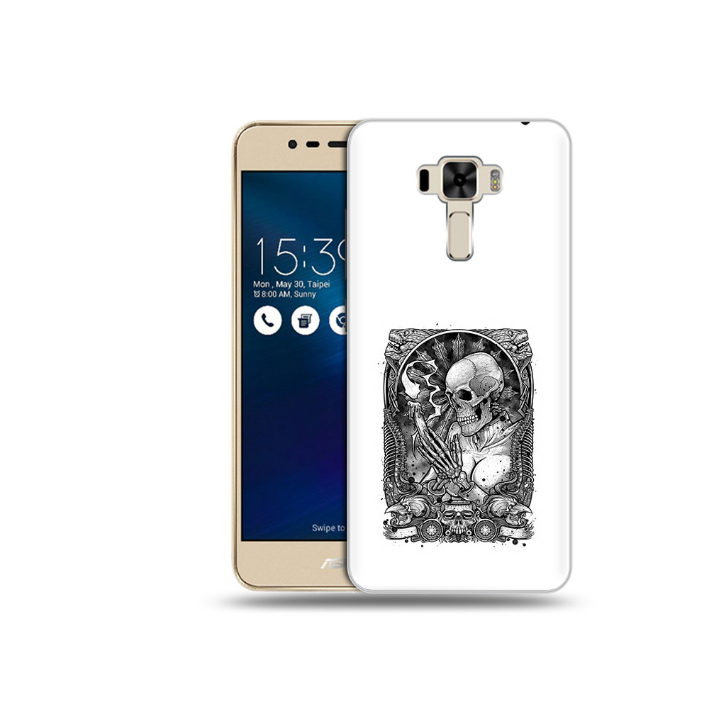 

Чехол MyPads Tocco для Asus ZenFone 3 девушка скелет (PT40480.655.316), Прозрачный, Tocco