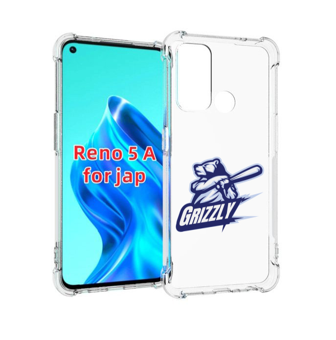 Чехол MyPads Гризли для Oppo Reno 5A