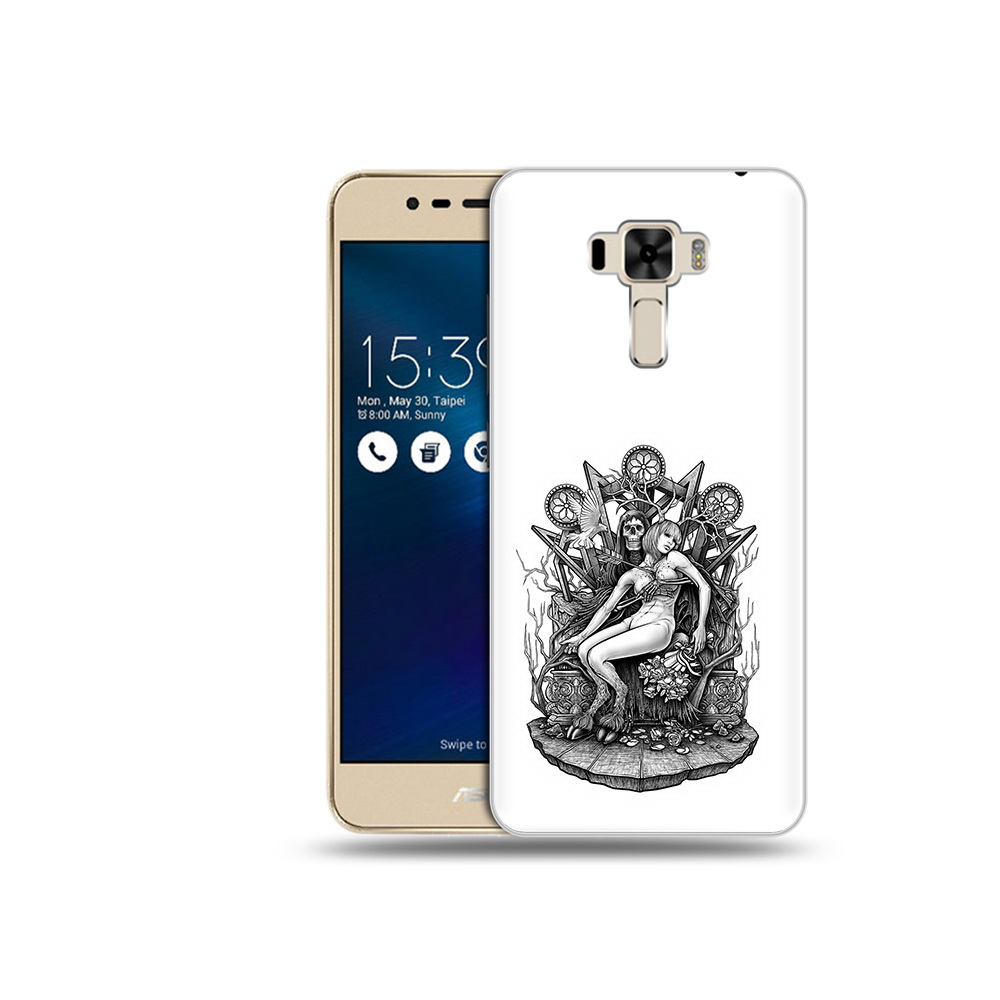 Чехол MyPads Tocco для Asus ZenFone 3 девушка на троне (PT40480.655.309)