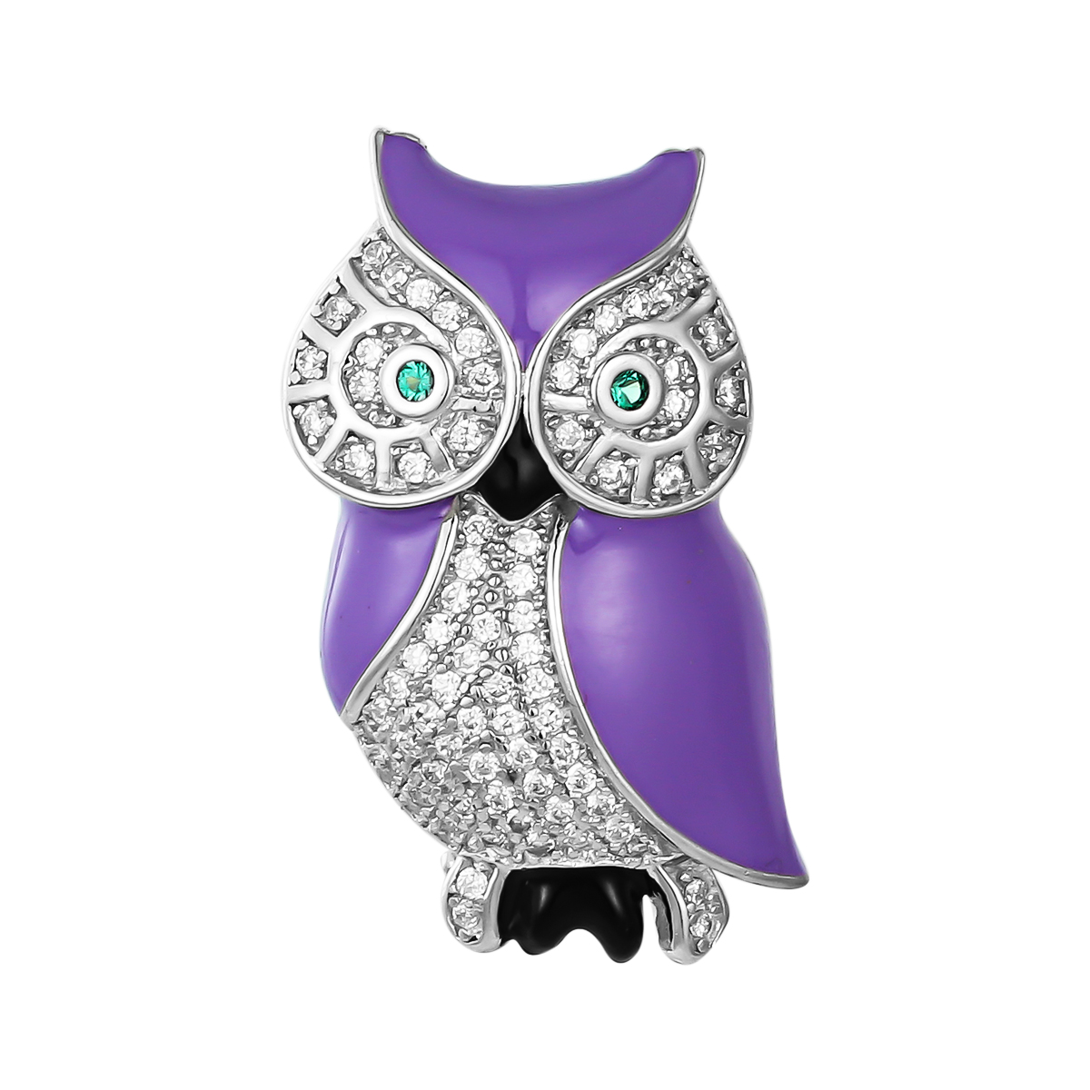 

Брошь женская Balex Jewellery 6445910068 из серебра, эмаль/фианит