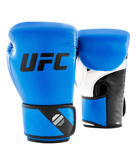 

(UFC Pro Fitness Перчатки тренировочные для спарринга голубые - 12 Oz)