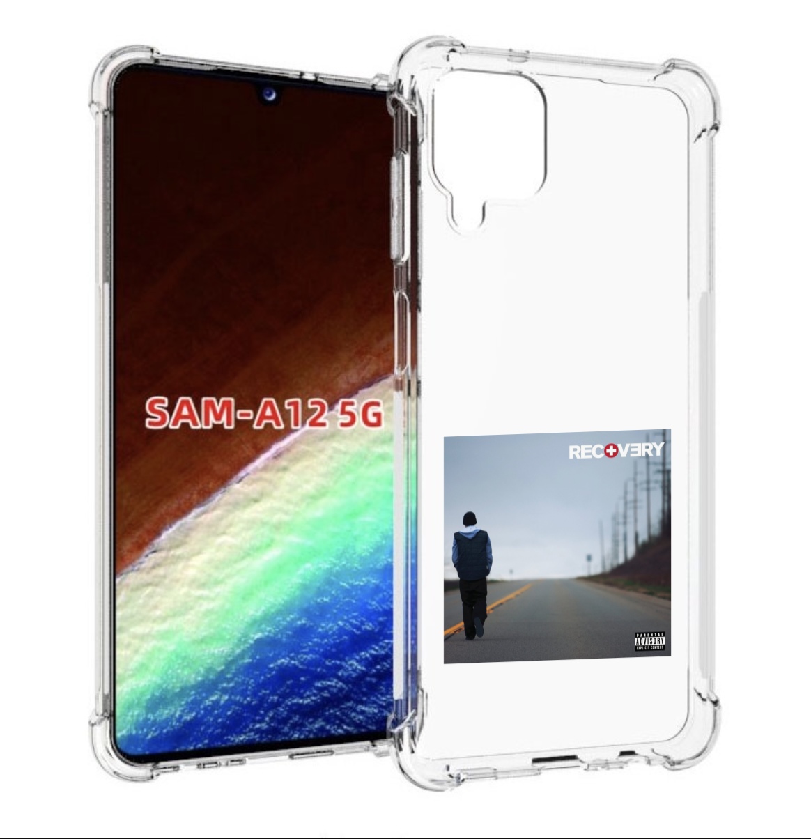 

Чехол MyPads Eminem Recovery для Samsung Galaxy A12 (SM-A125F) 2020/21/A12 Nacho SM-A127F, Прозрачный, Tocco