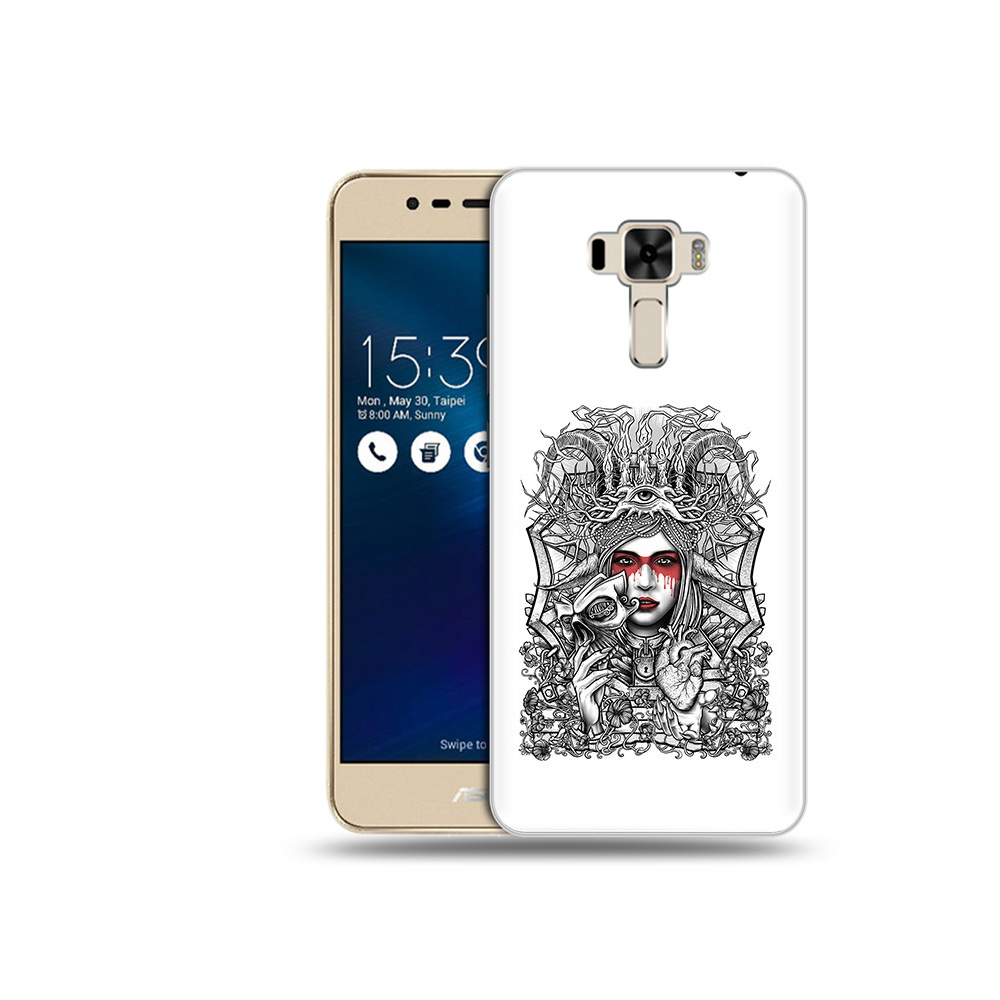 

Чехол MyPads Tocco для Asus ZenFone 3 грусная девушка (PT40480.655.302), Прозрачный, Tocco