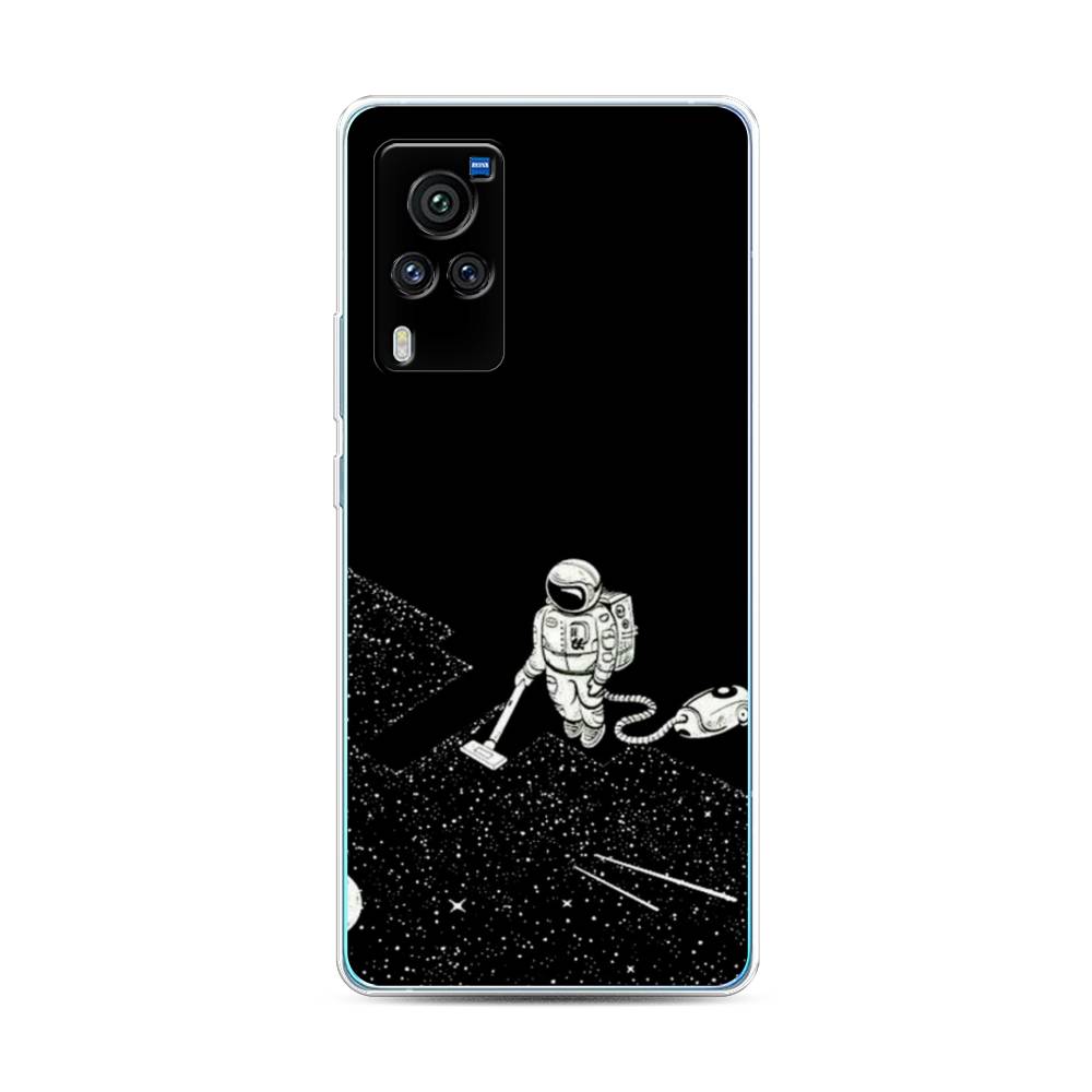 

Чехол Awog на Vivo X60 Pro "Космонавт с пылесосом", Разноцветный, 263850-4