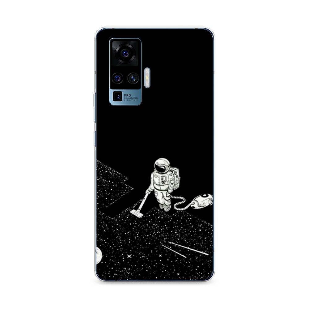 

Чехол Awog на Vivo X50 Pro "Космонавт с пылесосом", Разноцветный, 262350-4
