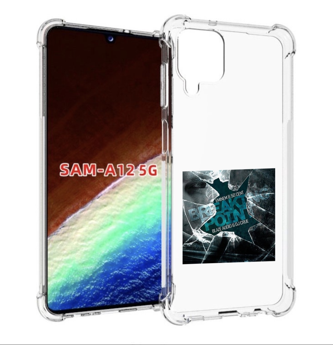 

Чехол MyPads Eminem & 50 Cent - Breaking Point для Samsung Galaxy A12 (SM-A125F) 2020, Прозрачный, Tocco