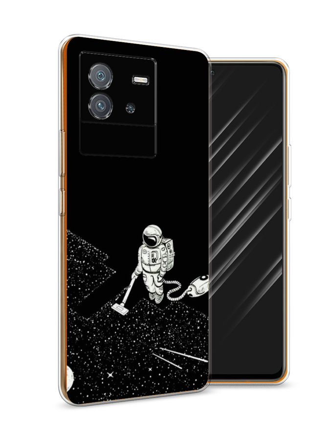 

Чехол Awog на Vivo iQOO Neo6 "Космонавт с пылесосом", Разноцветный, 266850-4