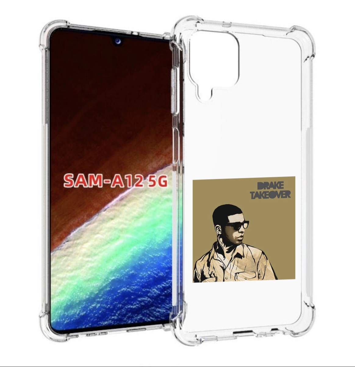 

Чехол MyPads Drake - Takeover для Samsung Galaxy A12 (SM-A125F) 2020/21/A12 Nacho SM-A127F, Прозрачный, Tocco