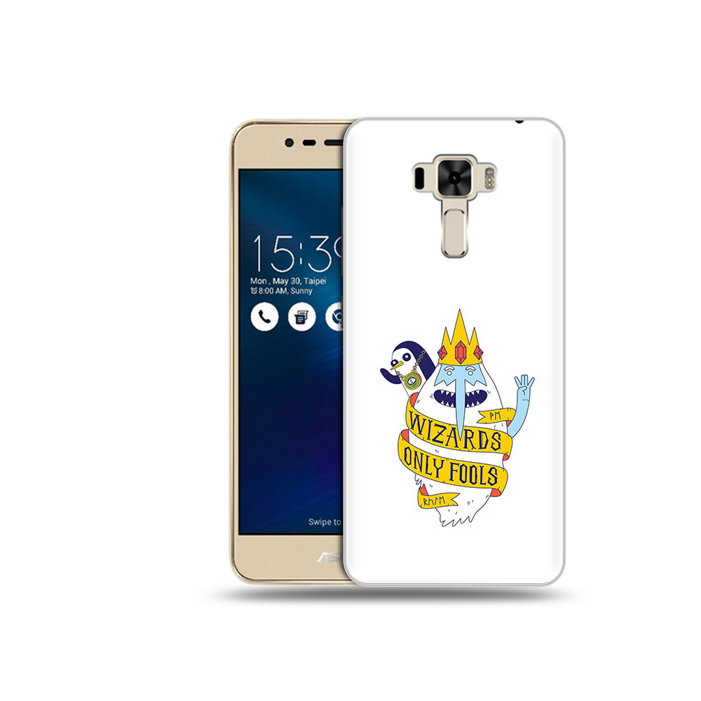 

Чехол MyPads Tocco для Asus ZenFone 3 время приключений снежный король (PT40480.655.278), Прозрачный, Tocco