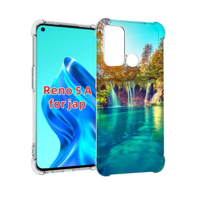 

Чехол MyPads Водапад-2 для Oppo Reno 5A, Прозрачный, Tocco