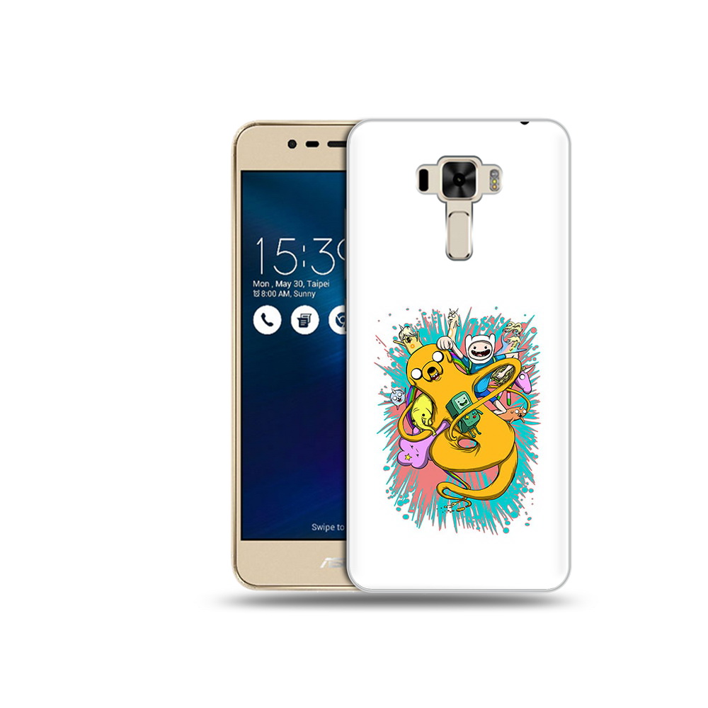 Чехол MyPads Tocco для Asus ZenFone 3 время приключений рисунок (PT40480.655.276)