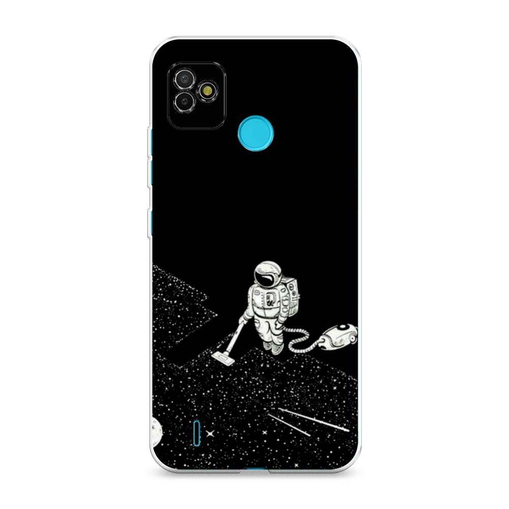 

Чехол Awog на Tecno POP 5 "Космонавт с пылесосом", Разноцветный, 301150-4