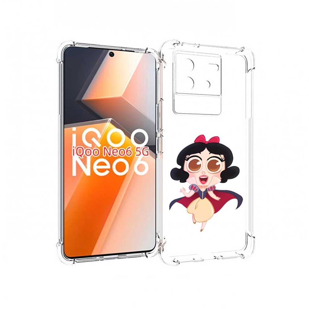 

Чехол MyPads принцеска-нарисованная женский для Vivo iQoo Neo 6 5G, Прозрачный, Tocco