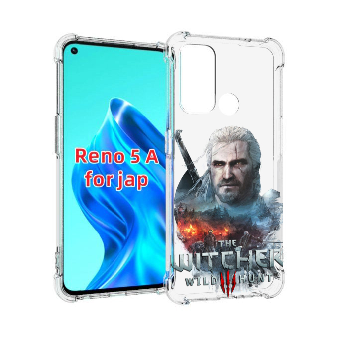 

Чехол MyPads Ведьмак для Oppo Reno 5A, Прозрачный, Tocco