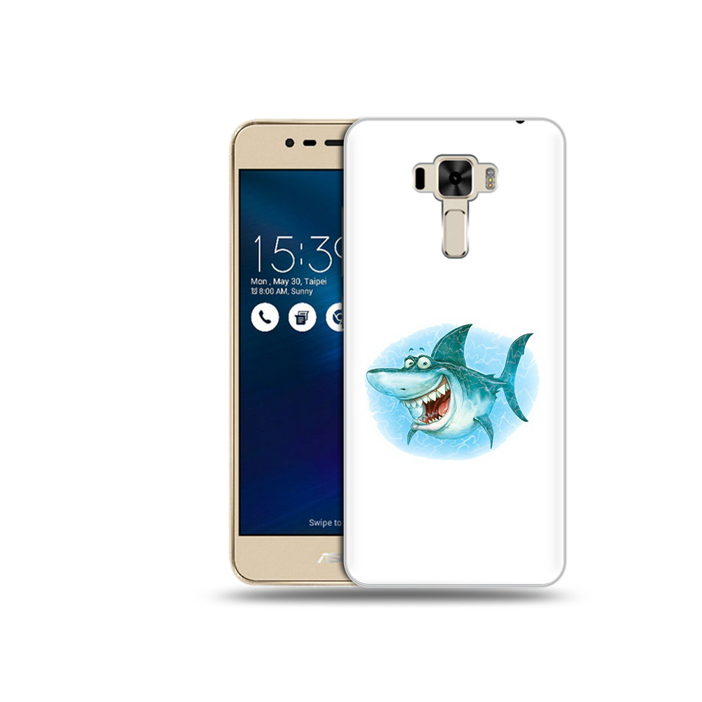 

Чехол MyPads Tocco для Asus ZenFone 3 веселая акула (PT40480.655.261), Прозрачный, Tocco