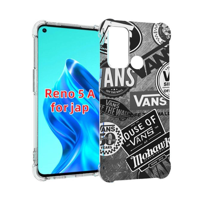 

Чехол MyPads Ванс-постер для Oppo Reno 5A, Прозрачный, Tocco
