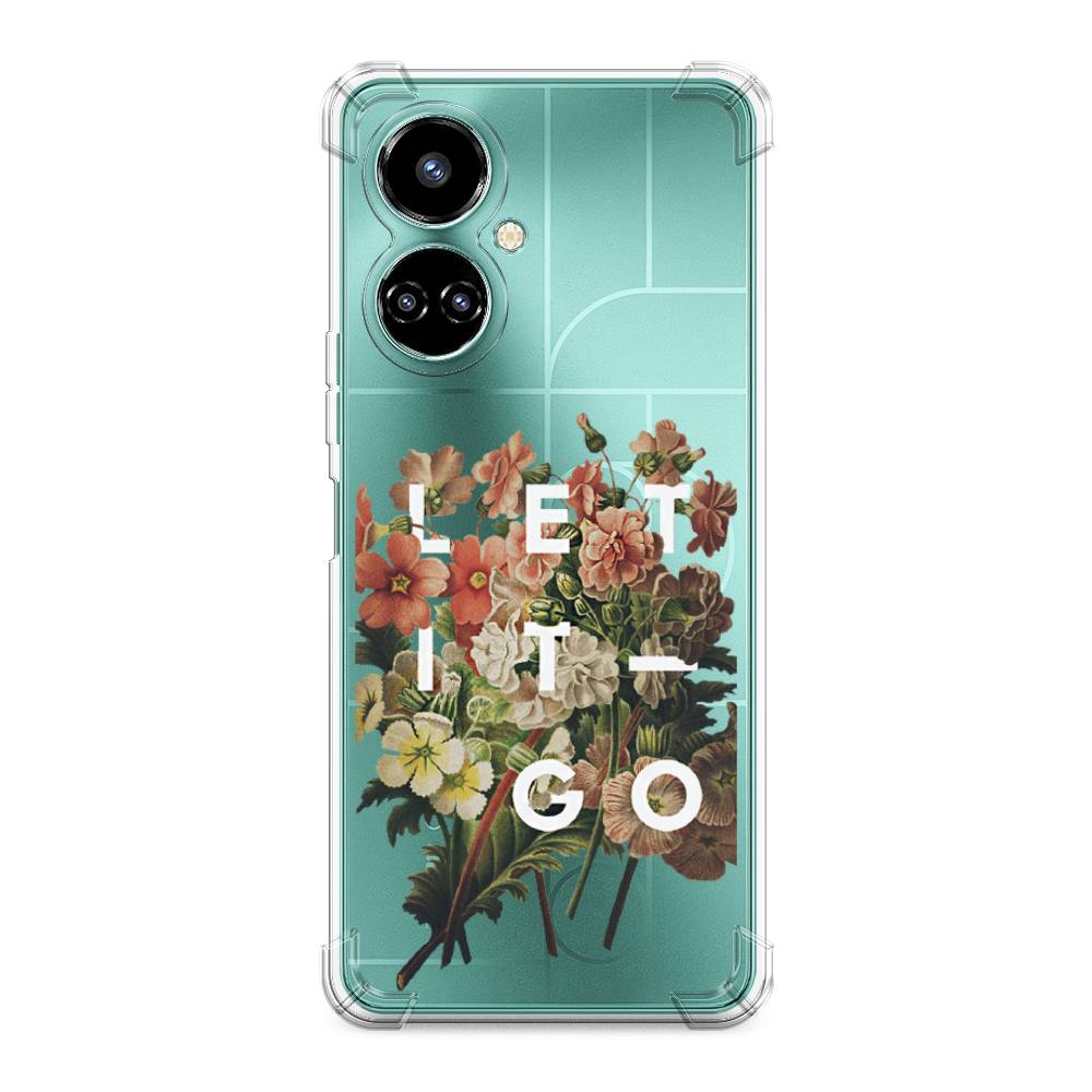 фото Противоударный силиконовый чехол "let it go" на tecno camon 19 pro 4g awog