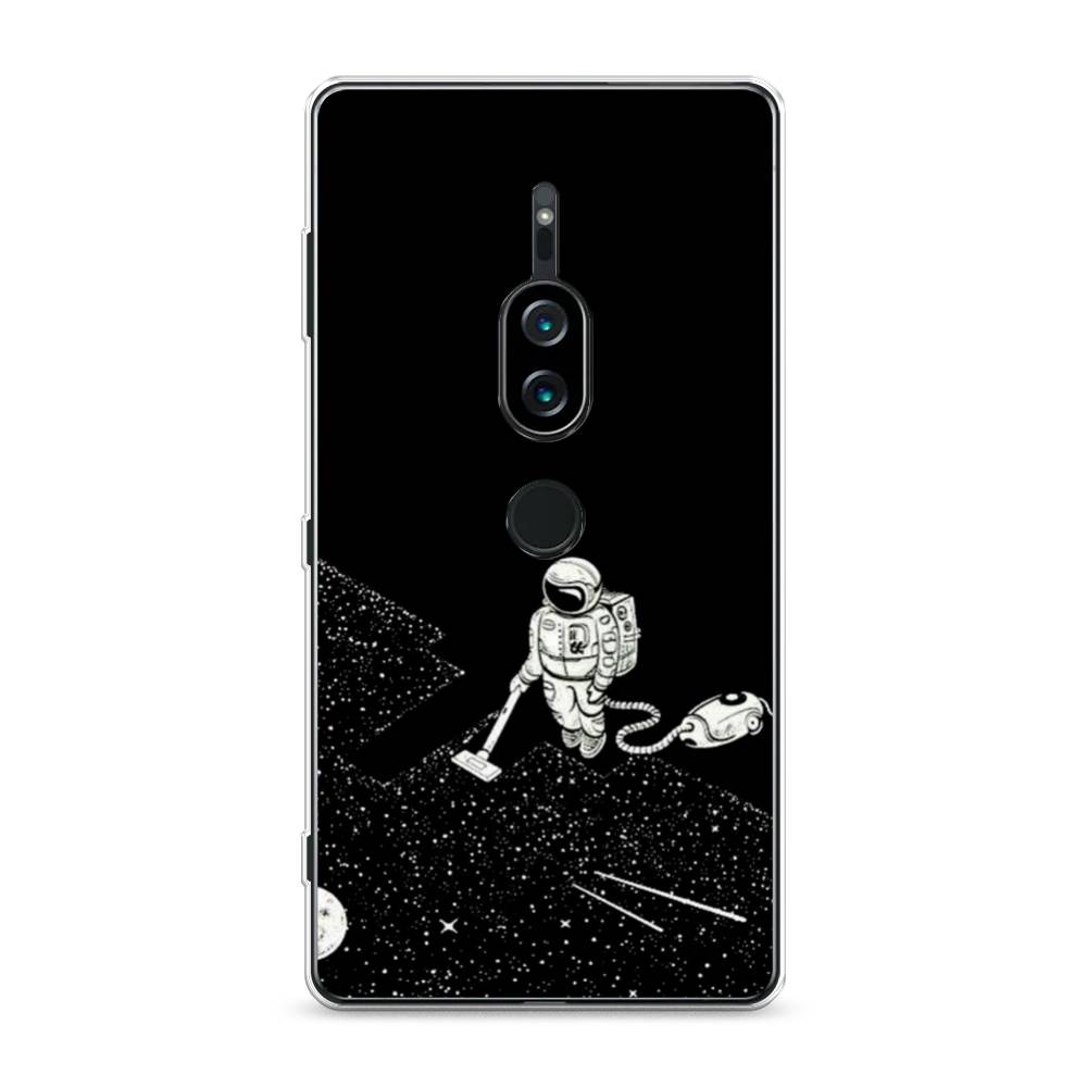 

Силиконовый чехол "Космонавт с пылесосом" на Sony Xperia XZ2 Premium, 53350-4