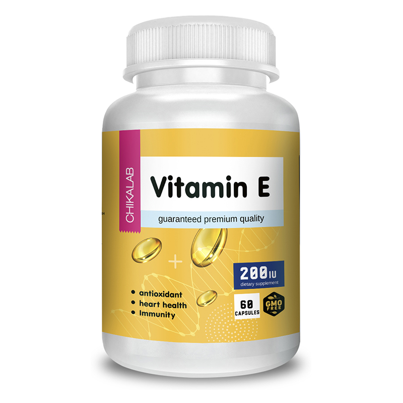 

Витамин E Chikalab Vitamin Е 60 капсул, Vitamin Е