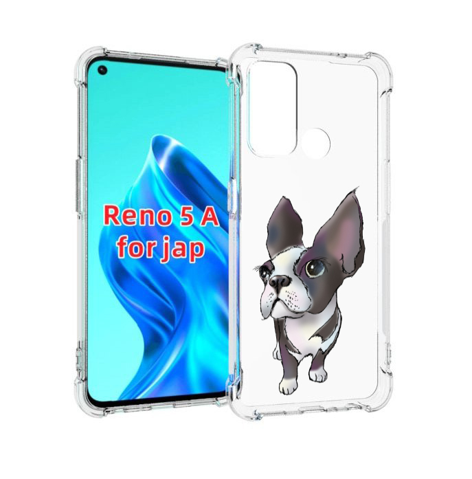 

Чехол MyPads Бульдожка для Oppo Reno 5A, Прозрачный, Tocco