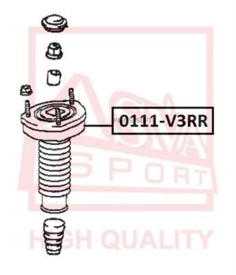 

Опора Амортизатора 0111V3rr ASVA 0111V3RR