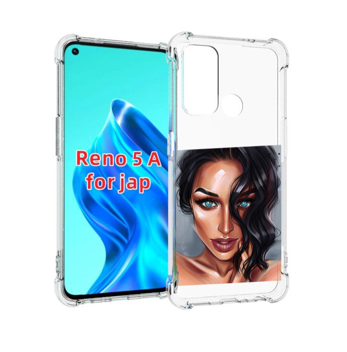 

Чехол MyPads Брюнетка для Oppo Reno 5A, Прозрачный, Tocco