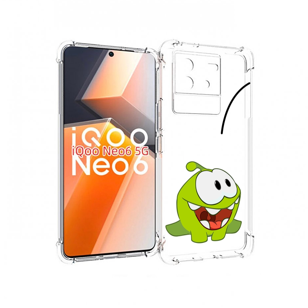 

Чехол MyPads попрыгунчик для Vivo iQoo Neo 6 5G, Прозрачный, Tocco