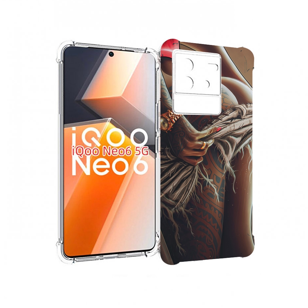

Чехол MyPads полуголая девушка фотография женский для Vivo iQoo Neo 6 5G, Прозрачный, Tocco