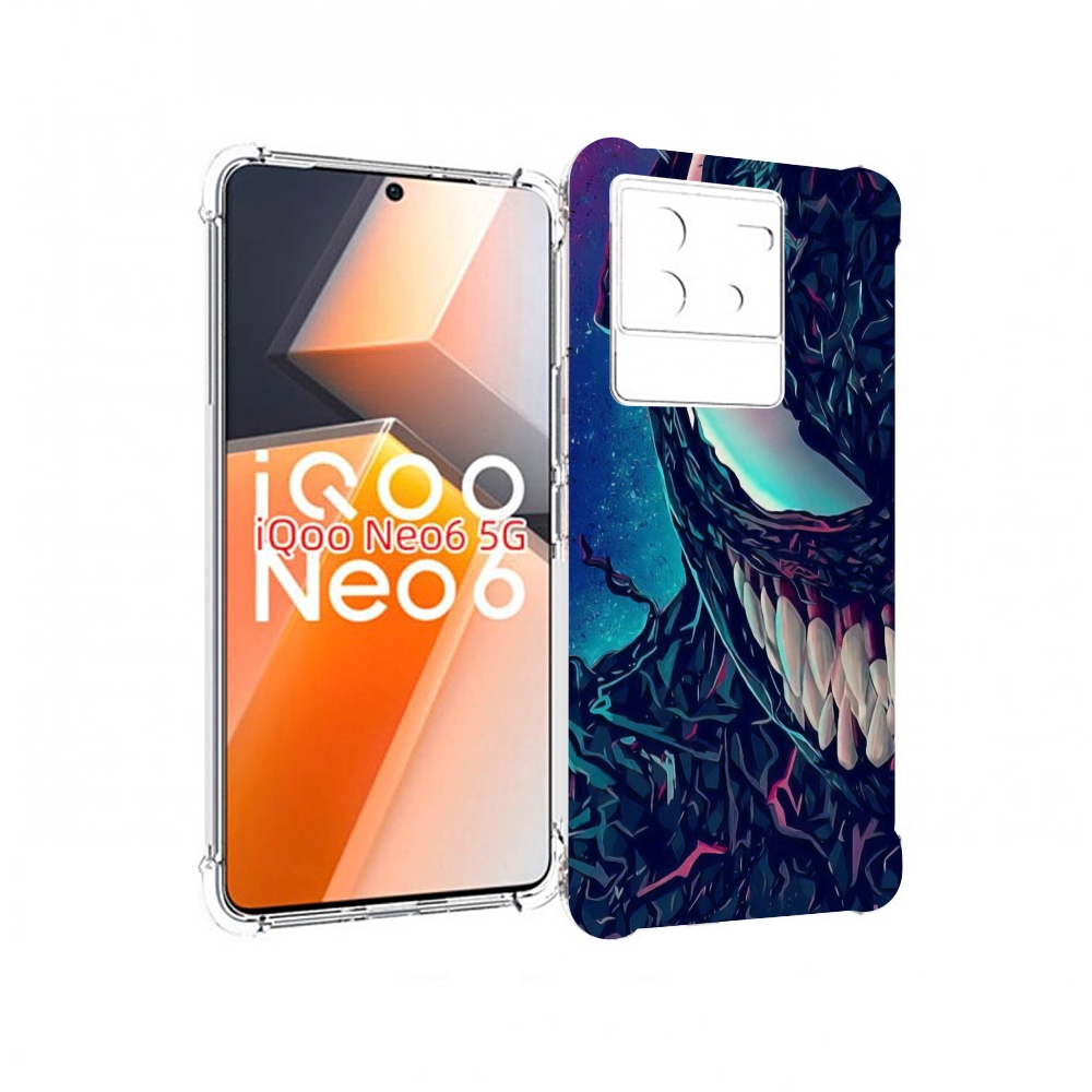 

Чехол MyPads полу веном для Vivo iQoo Neo 6 5G, Прозрачный, Tocco