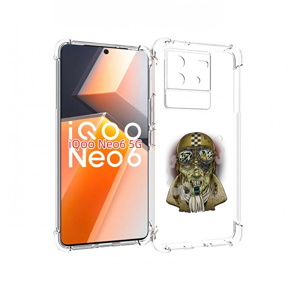 

Чехол MyPads военный зомби для Vivo iQoo Neo 6 5G, Прозрачный, Tocco