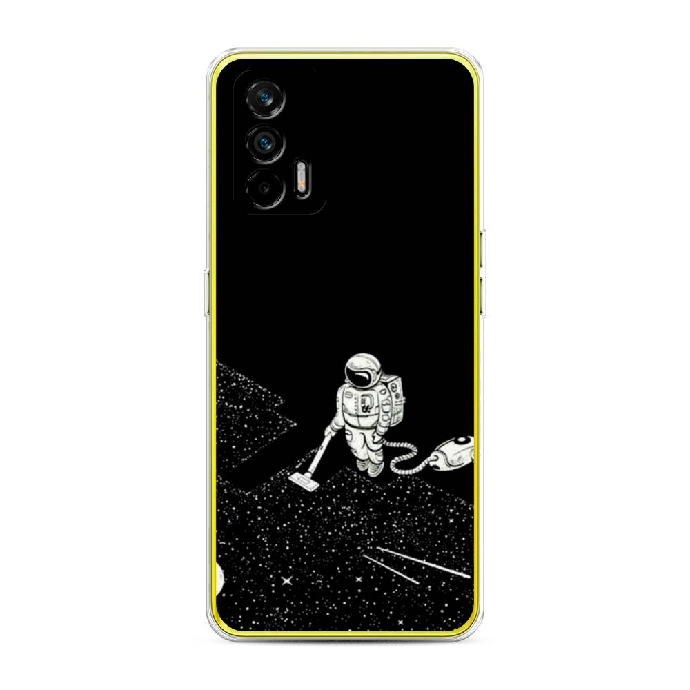 

Чехол Awog на Realme Q3 Pro "Космонавт с пылесосом", Разноцветный, 256550-4