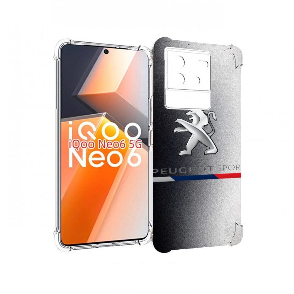 

Чехол MyPads peugeot-1 для Vivo iQoo Neo 6 5G, Прозрачный, Tocco