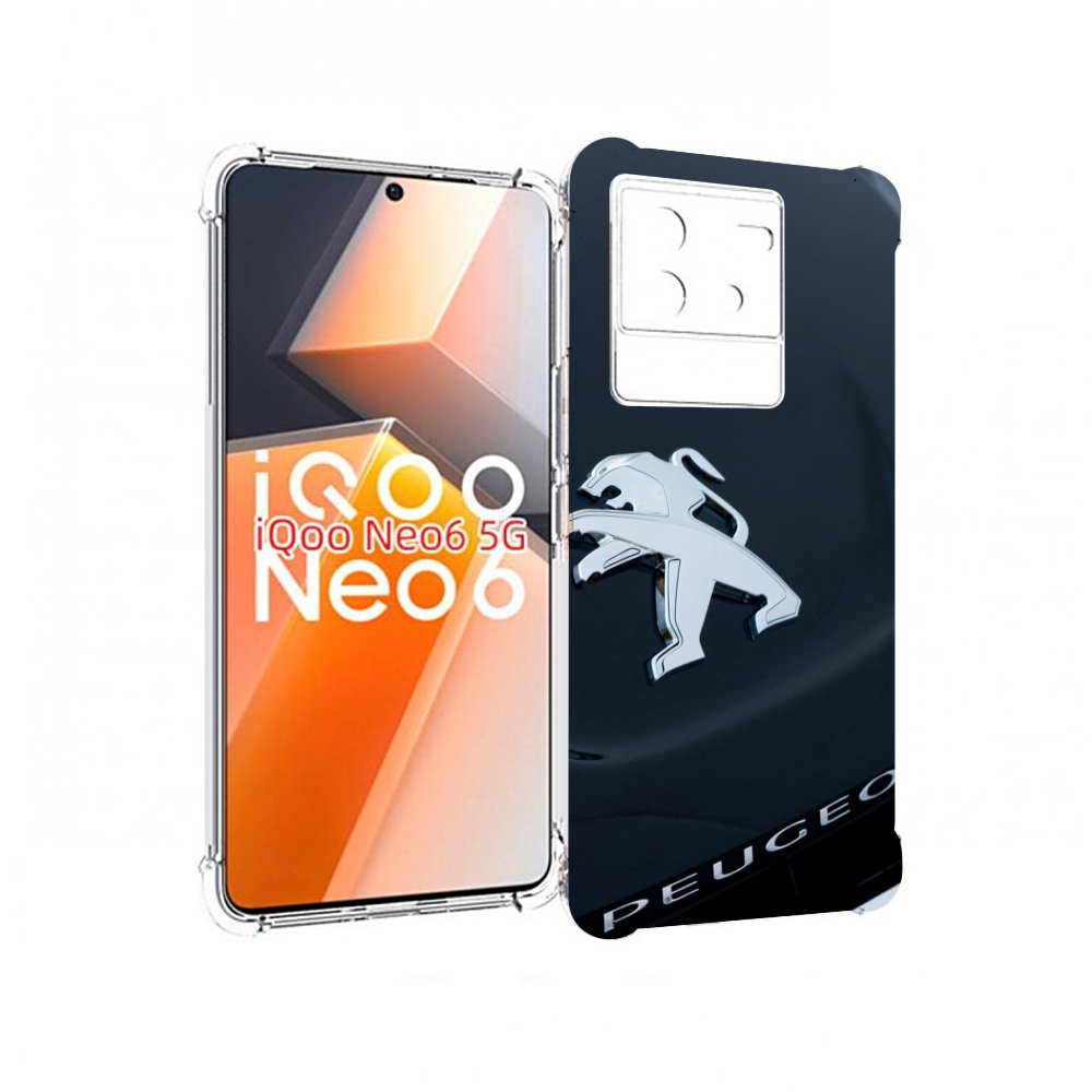 

Чехол MyPads peugeot 2 для Vivo iQoo Neo 6 5G, Прозрачный, Tocco