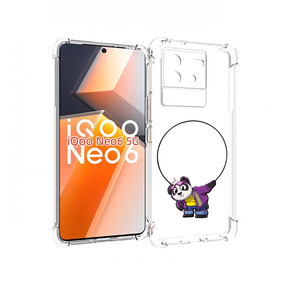 

Чехол MyPads панда-с-обручем для Vivo iQoo Neo 6 5G, Прозрачный, Tocco