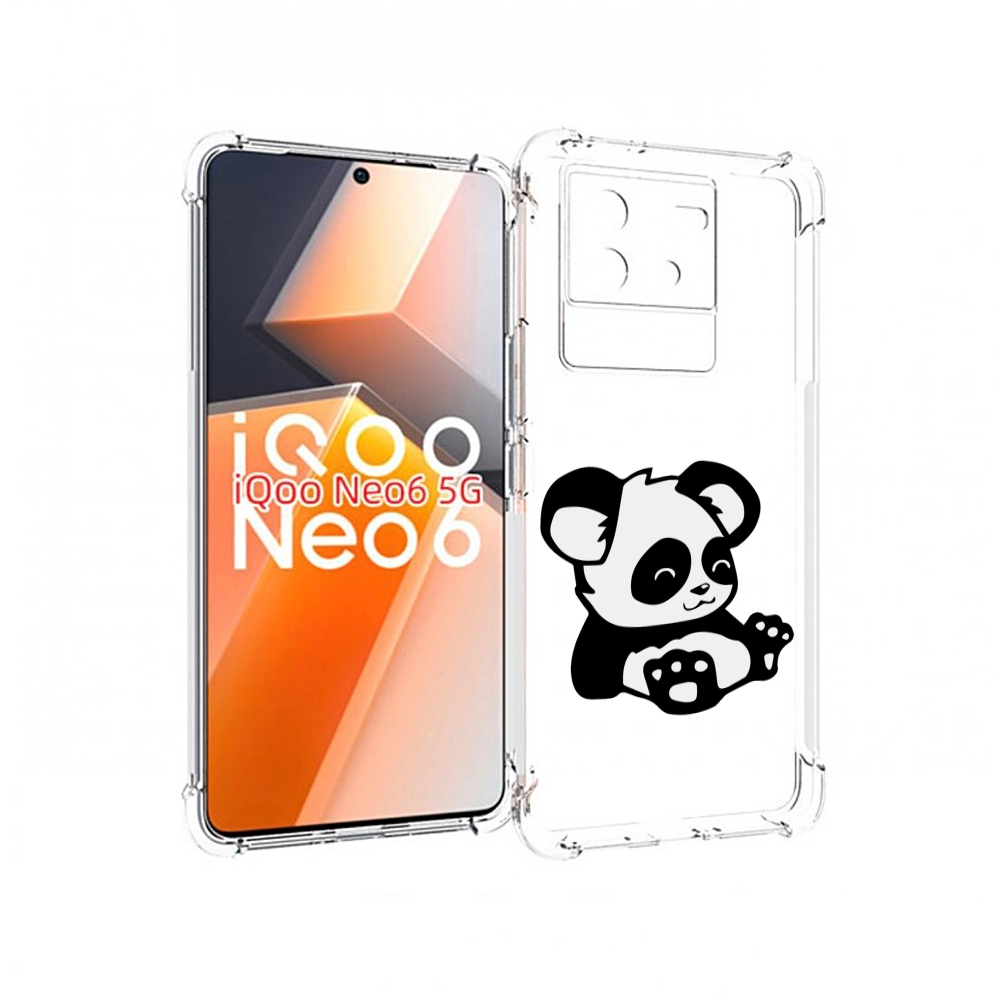 

Чехол MyPads панда-детеныш детский для Vivo iQoo Neo 6 5G, Прозрачный, Tocco