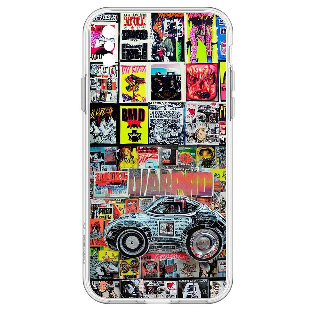 

Чехол-накладка Автопамфлет для iPhone X, Прозрачный