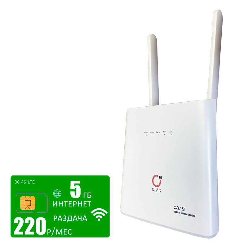 

Wi-Fi роутер Olax ax9 (router-AX9white-mega-5gb-PRO-sb), ax9