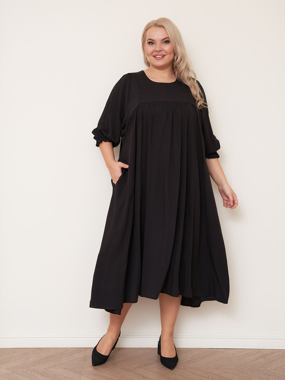 

Платье женское ARTESSA PP20904BLK00 черное 52-54 RU, Черный, PP20904BLK00