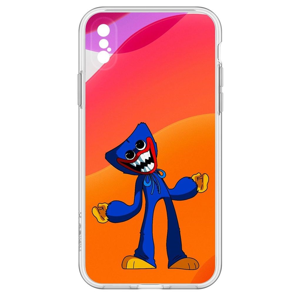 

Чехол-накладка Хаги Ваги для iPhone X, Прозрачный