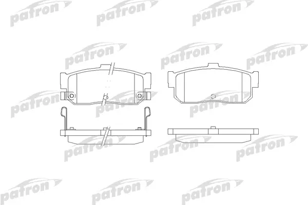 

Колодки Тормозные Дисковые Задн Nissan: 100 Nx 91-94, Almera Ii 00-, Primera Traveller 90-