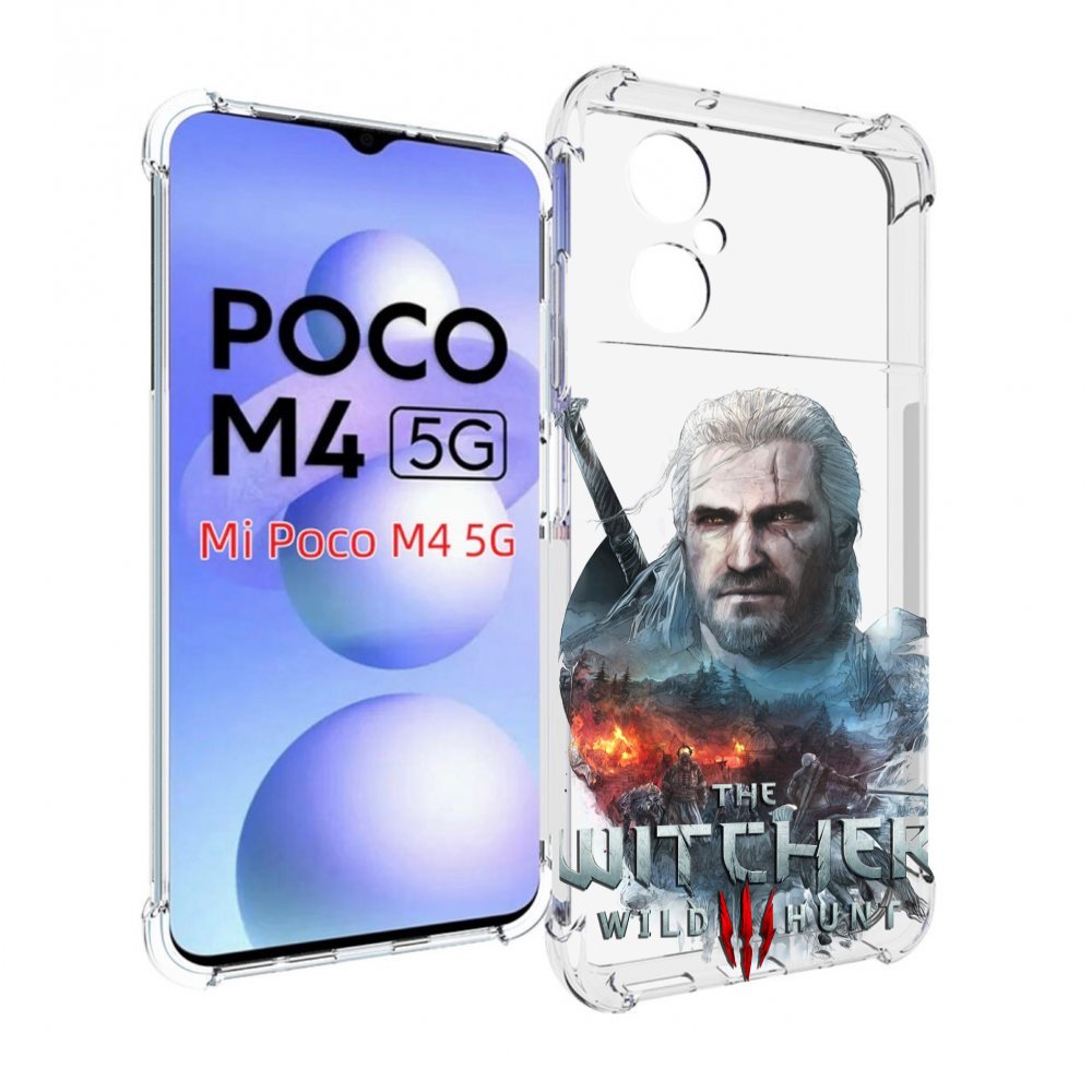 

Чехол MyPads Ведьмак для Xiaomi Poco M4 5G, Прозрачный, Tocco