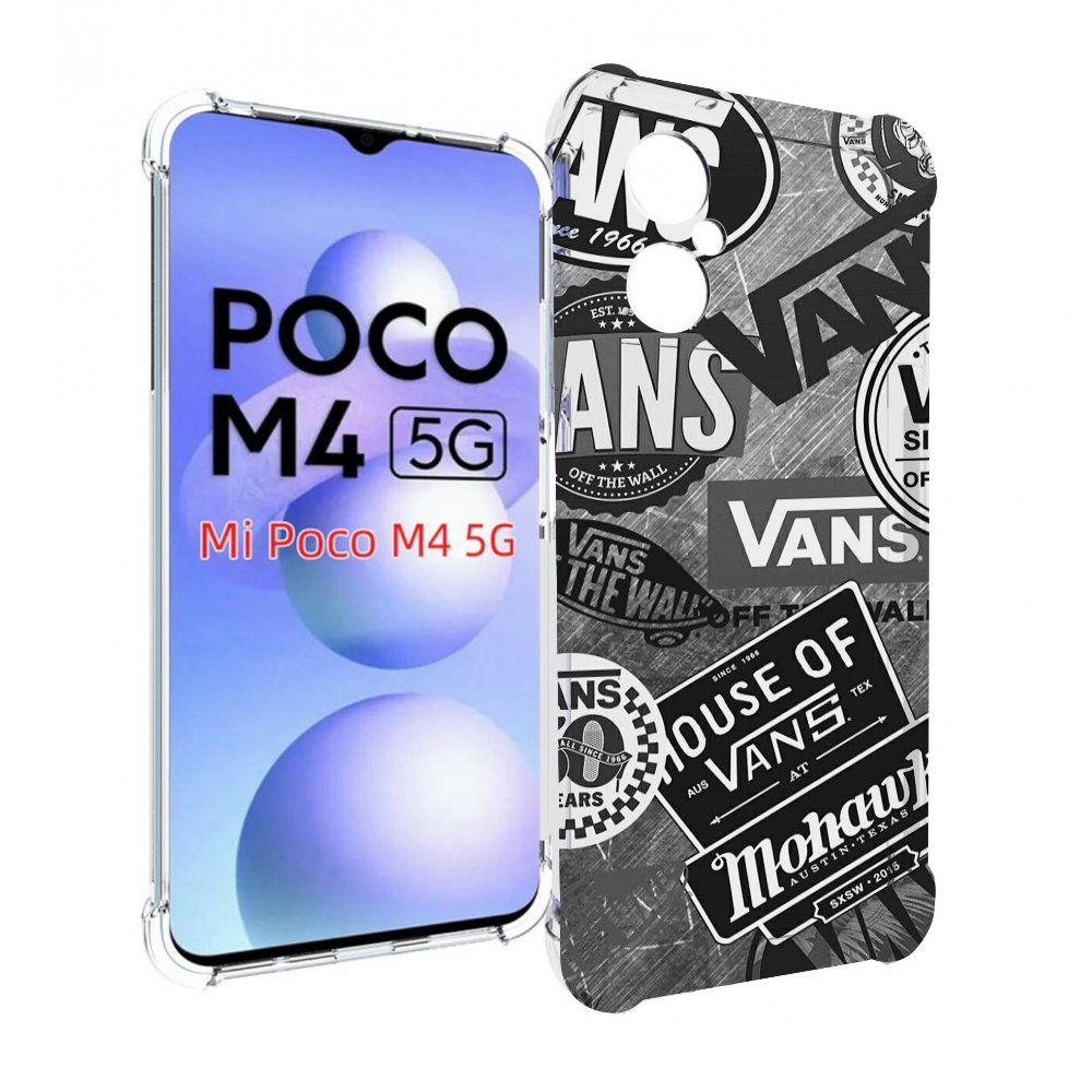 

Чехол MyPads Ванс-постер для Xiaomi Poco M4 5G, Прозрачный, Tocco