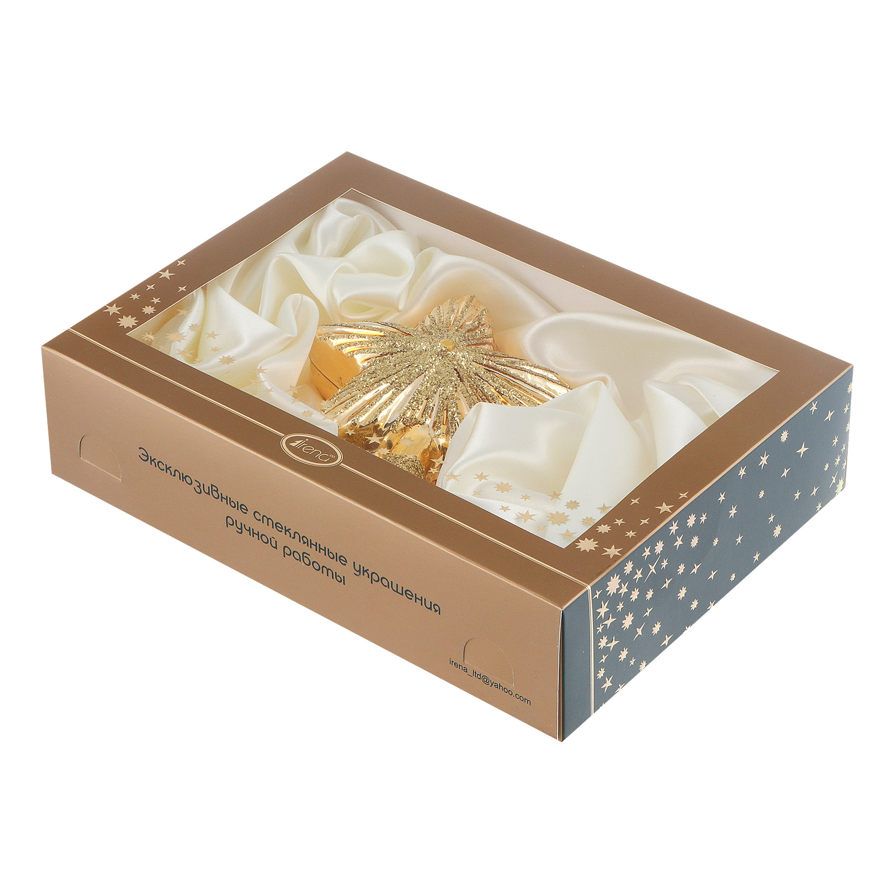 

Верхушка для ели Irena Звезда золотая