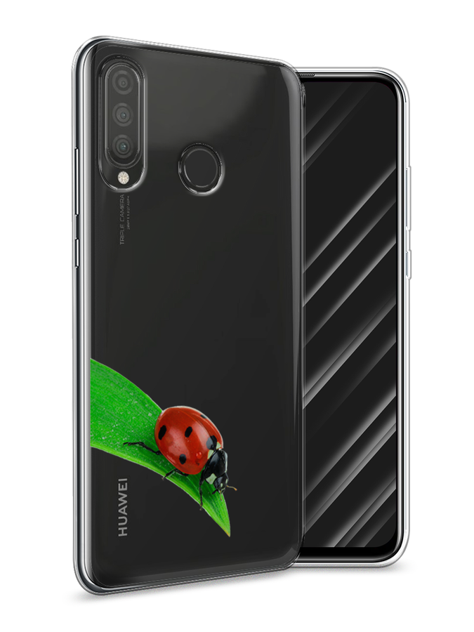 

Чехол Awog на Huawei P30 Lite "На счастье", Белый;красный;зеленый, 67950-1