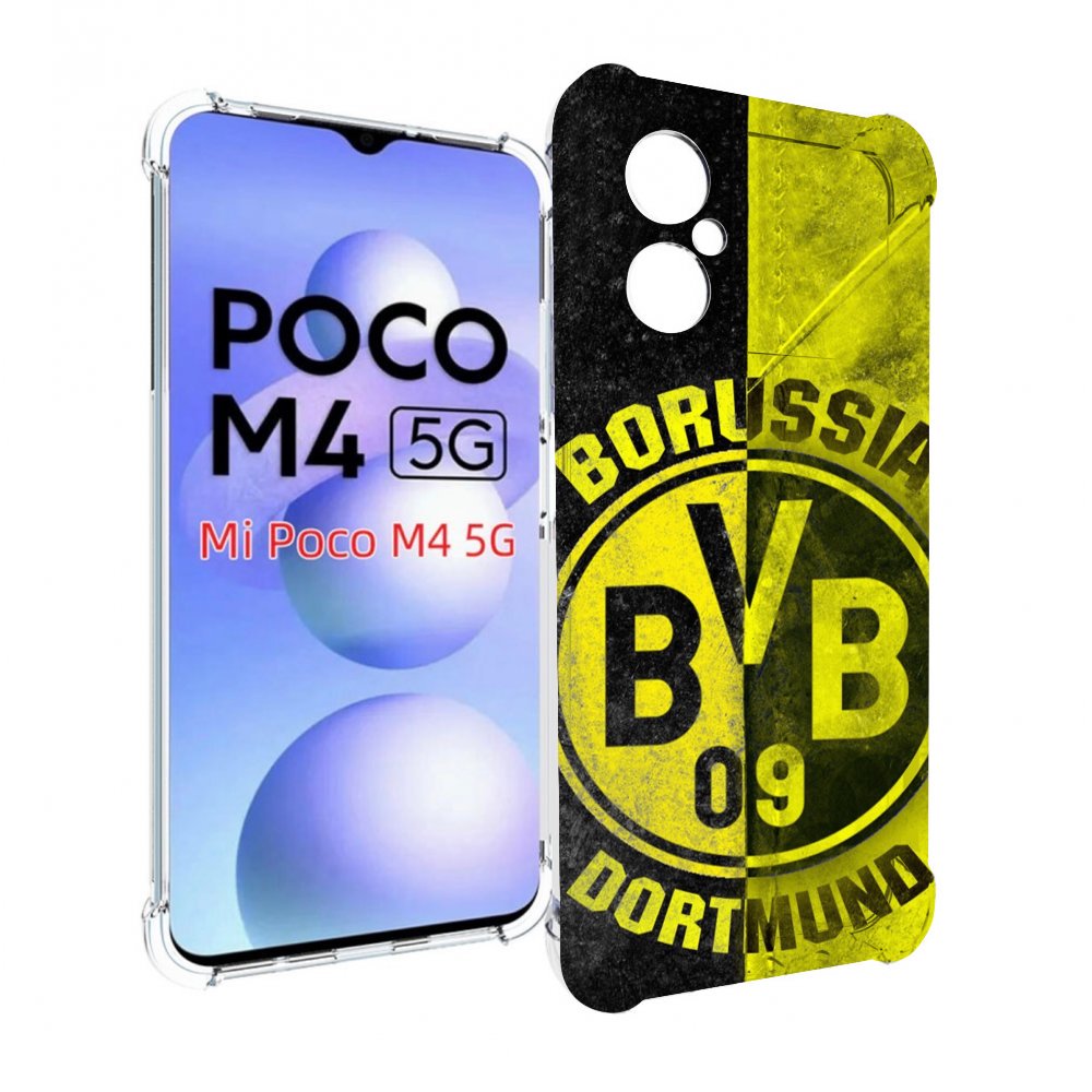 

Чехол MyPads Боруссия мужской для Xiaomi Poco M4 5G, Прозрачный, Tocco