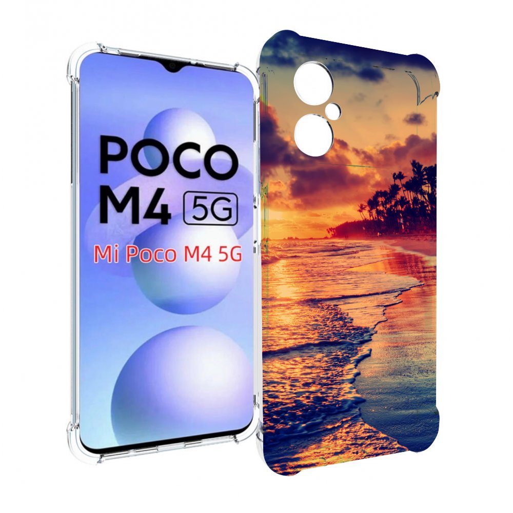 

Чехол MyPads Берег для Xiaomi Poco M4 5G, Прозрачный, Tocco