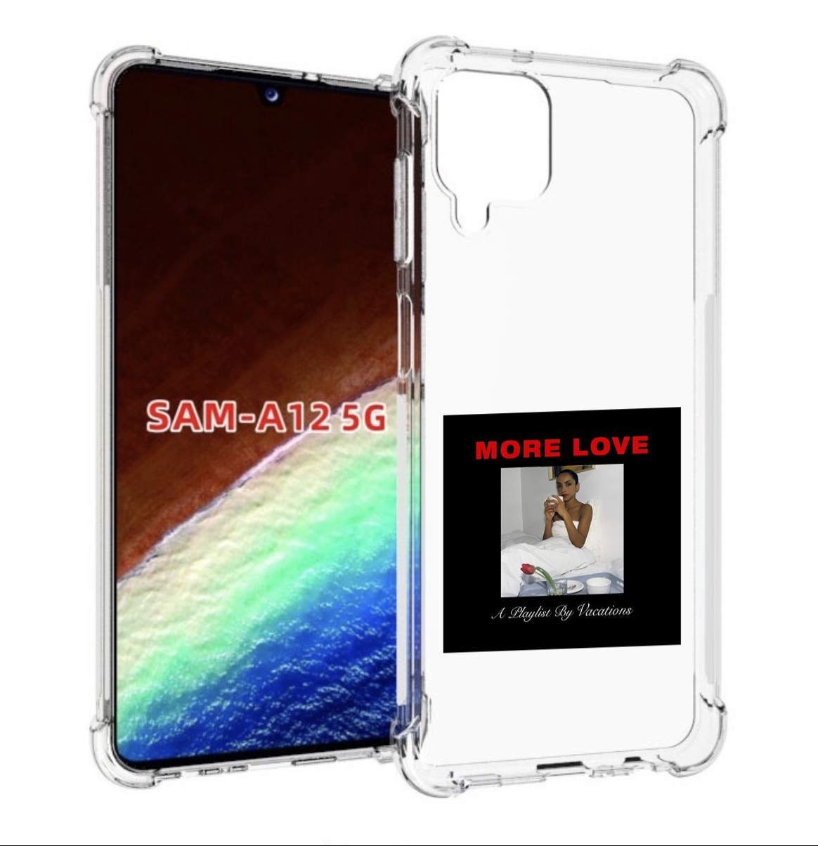 

Чехол MyPads Drake & Sade - More Love для Samsung Galaxy A12 (SM-A125F) 2020/21, Прозрачный, Tocco