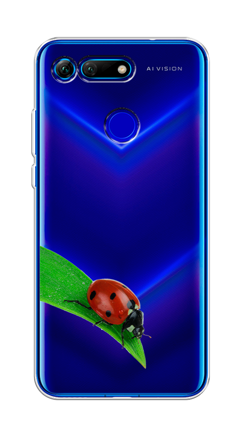 

Чехол Awog на Honor V20 (View 20) "На счастье", Белый;красный;зеленый, 67350-1
