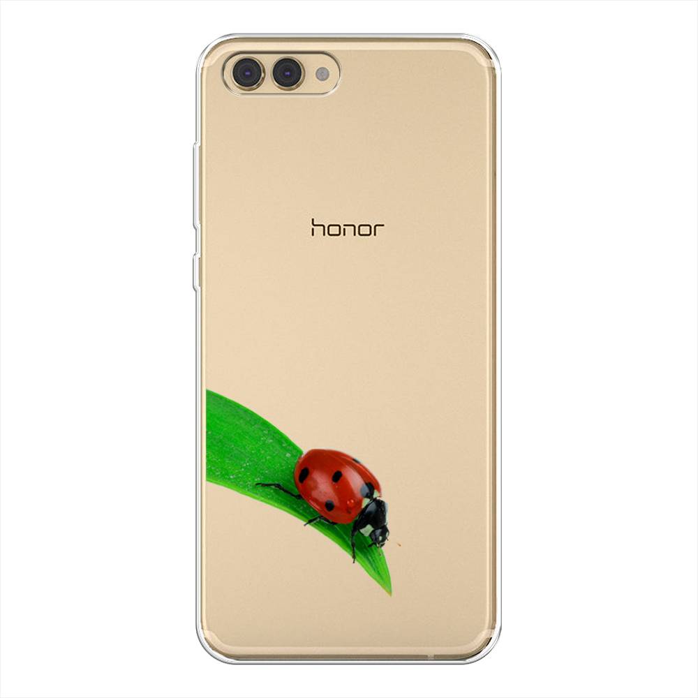 

Чехол Awog на Honor V10 (View 10) "На счастье", Белый;красный;зеленый, 65150-1